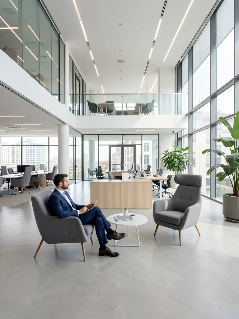 Modern bir İstanbul ofisinde çalışan BT uzmanı