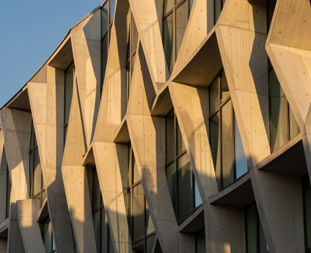 Modernist Türk mimarisi detayı